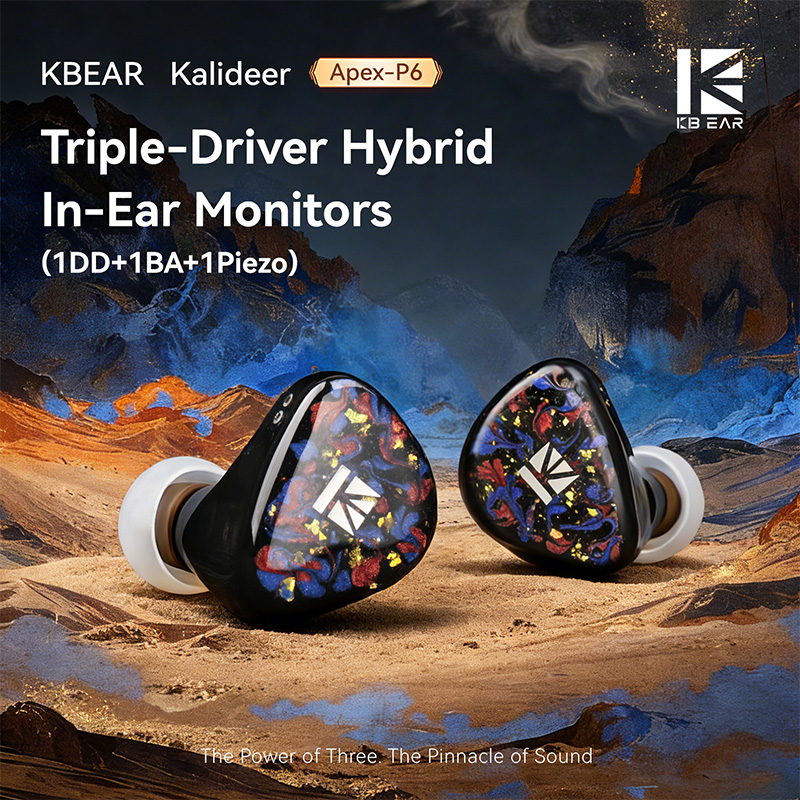  KBEAR Kalideer Apex-P6 HiFi  - Audio Music Technology บทวิจารณ์และราคา