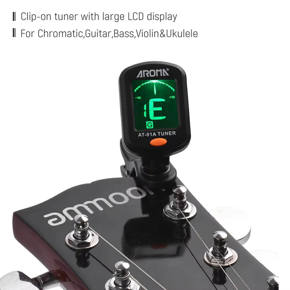Aroma Clip-on Guitar Tuner AT- - Guitar Tuner Clip บทวิจารณ์และราคา