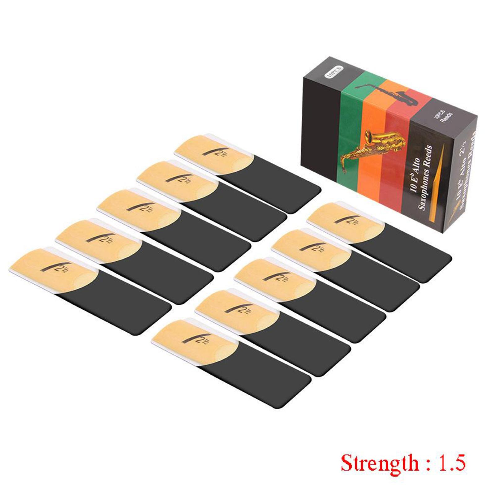 10pcs/pack Traditional Alto Sa - Saxophone Reed Pack บทวิจารณ์และราคา