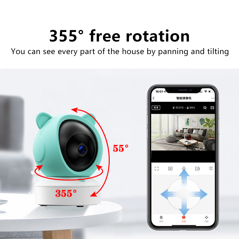 Danmini 1080P Baby Monitor Mob - Audio Music Video บทวิจารณ์และราคา