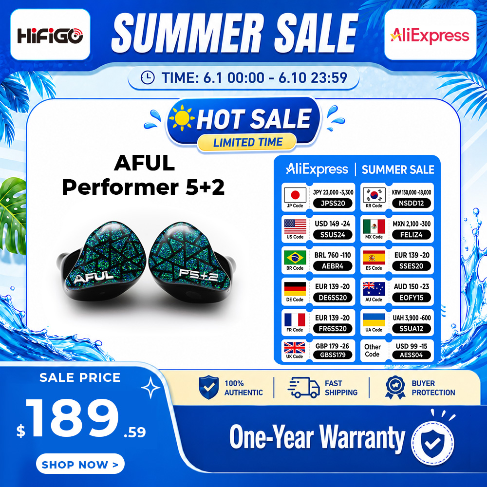 AFUL Performer 5+2 / Performer - Audio Music Technology บทวิจารณ์และราคา