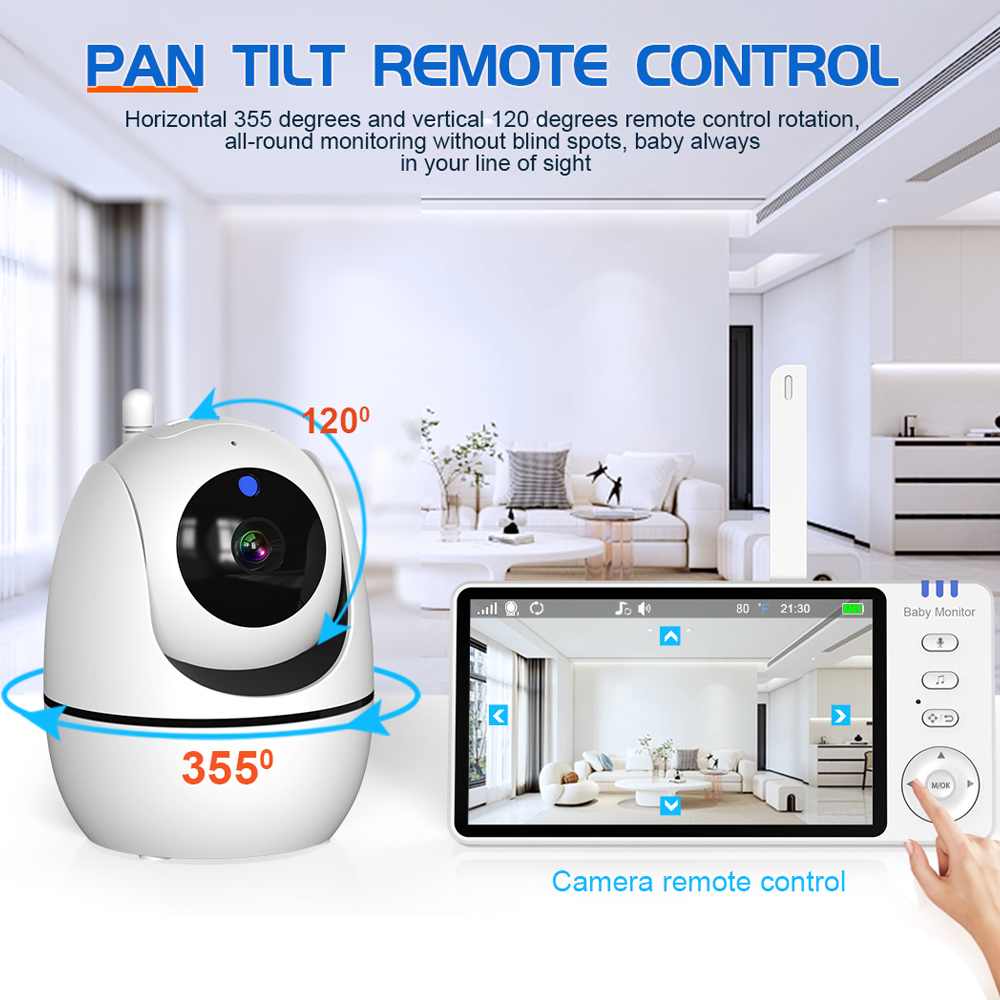 Video Baby Monitor with Cam an - Audio Music Video บทวิจารณ์และราคา