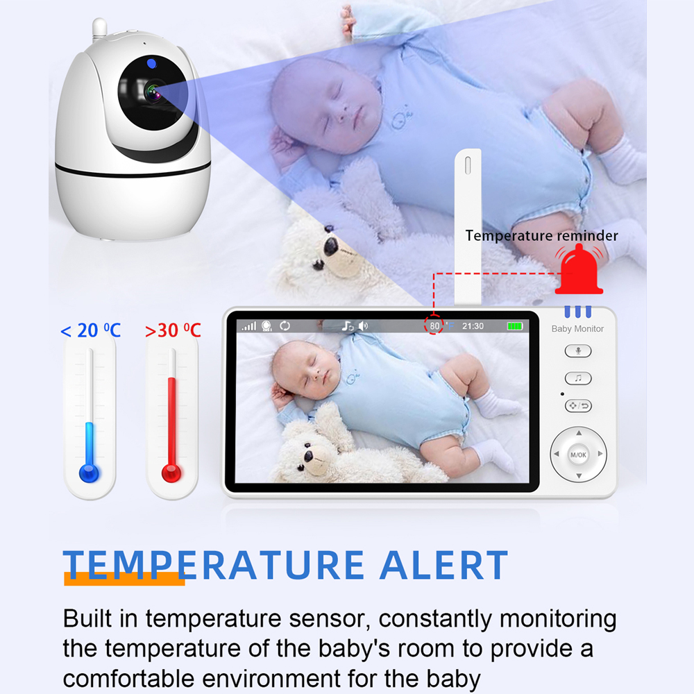 Video Baby Monitor with Cam an - Audio Music Video บทวิจารณ์และราคา