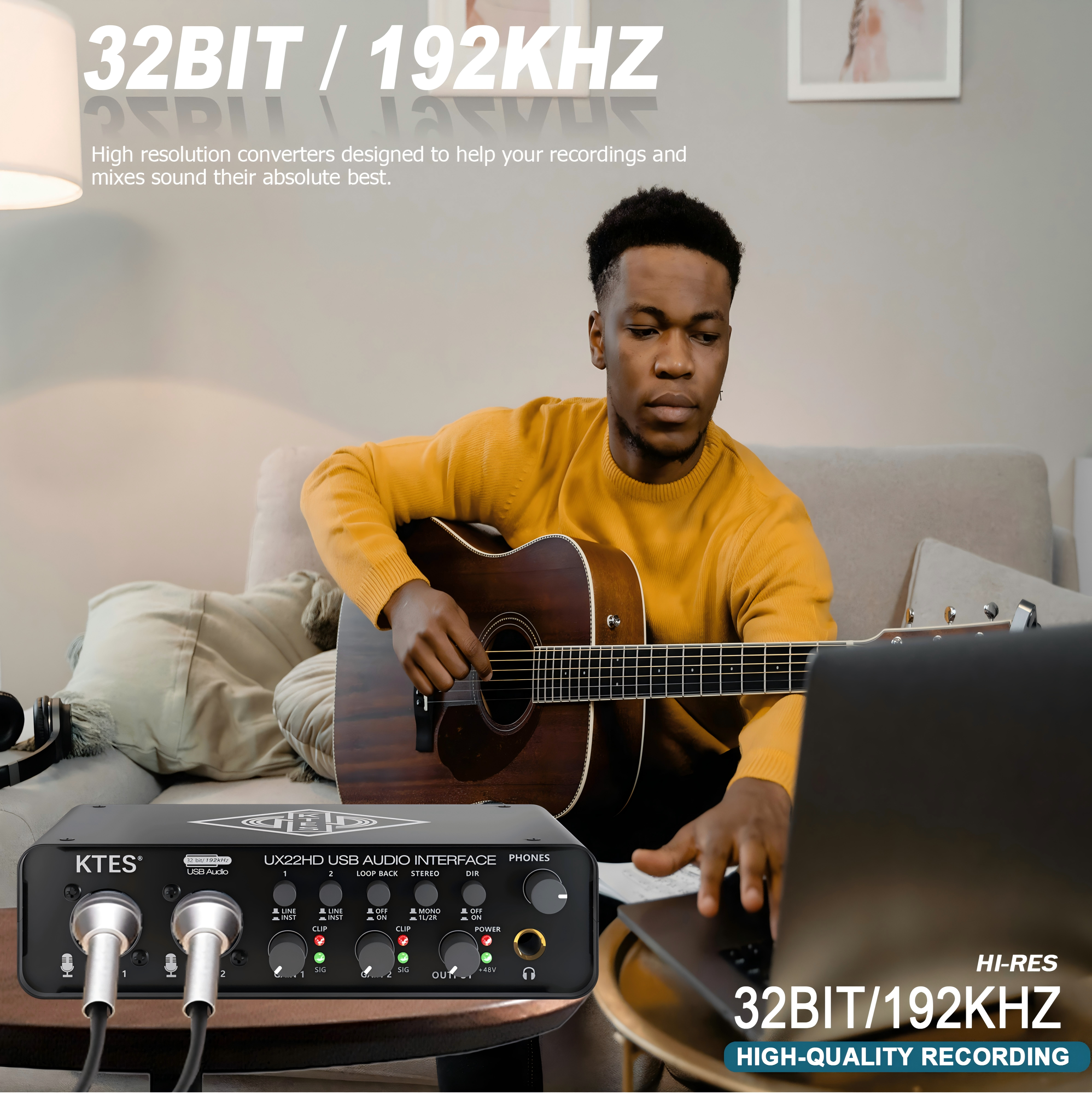 UX22 Audio Interface 192kHz 32 - Audio Youtube Music Free บทวิจารณ์และราคา