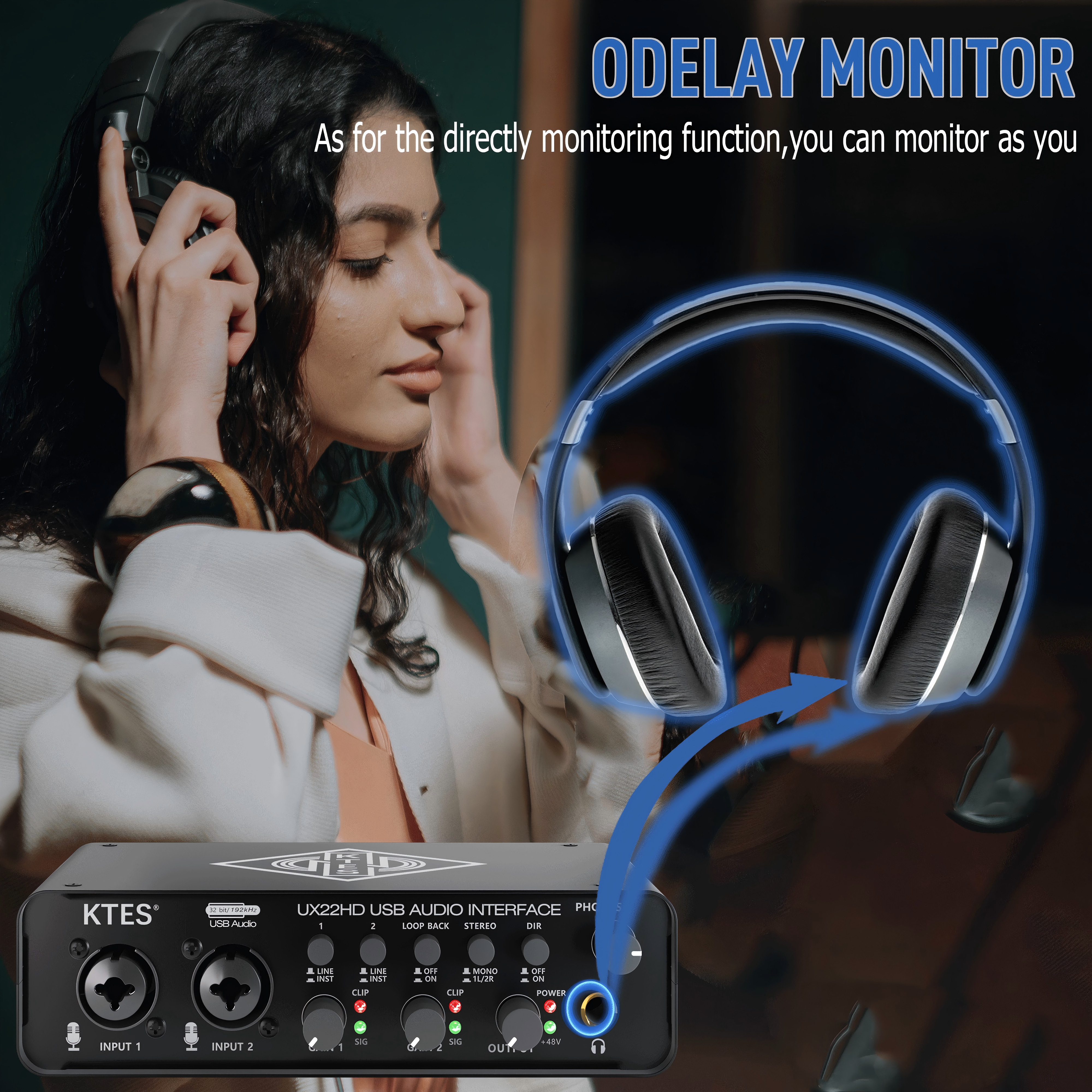 UX22 Audio Interface 192kHz 32 - Audio Youtube Music Free บทวิจารณ์และราคา