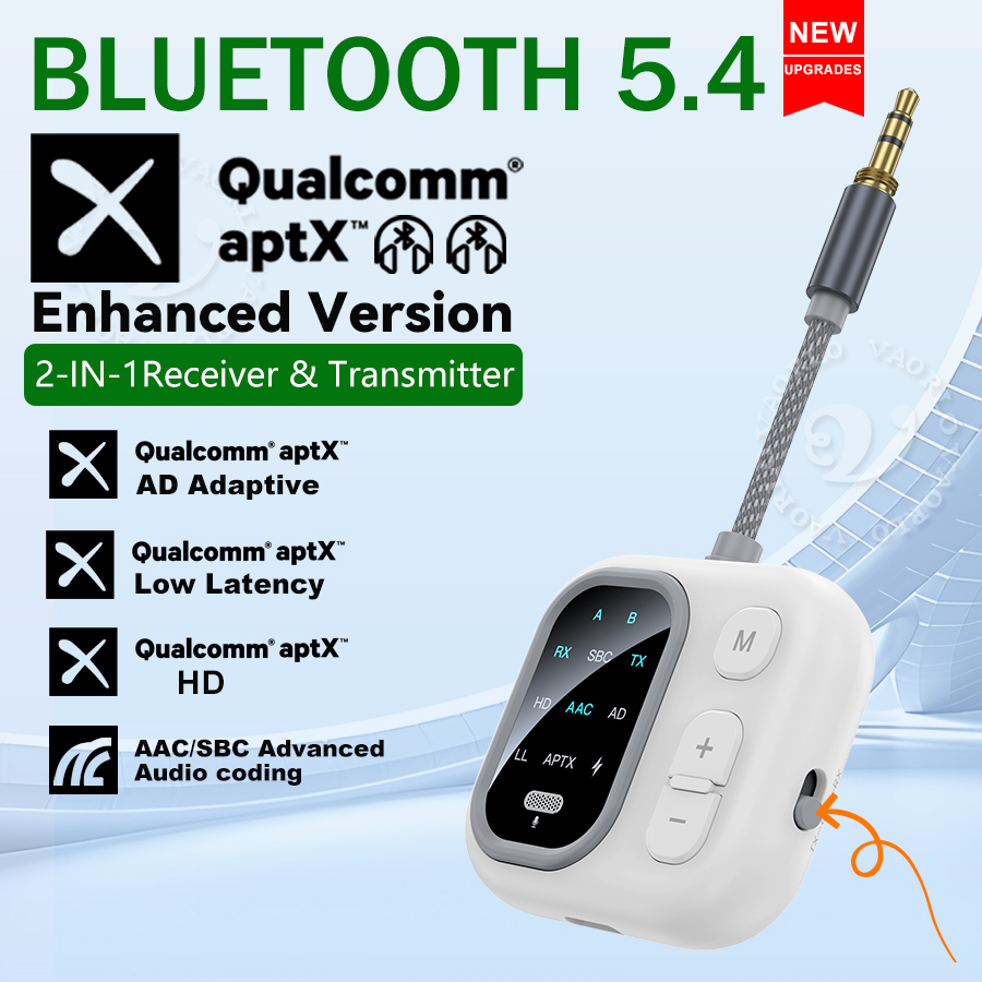2 in 1 aptX Bluetooth Audio Re - Audio Hd Music บทวิจารณ์และราคา