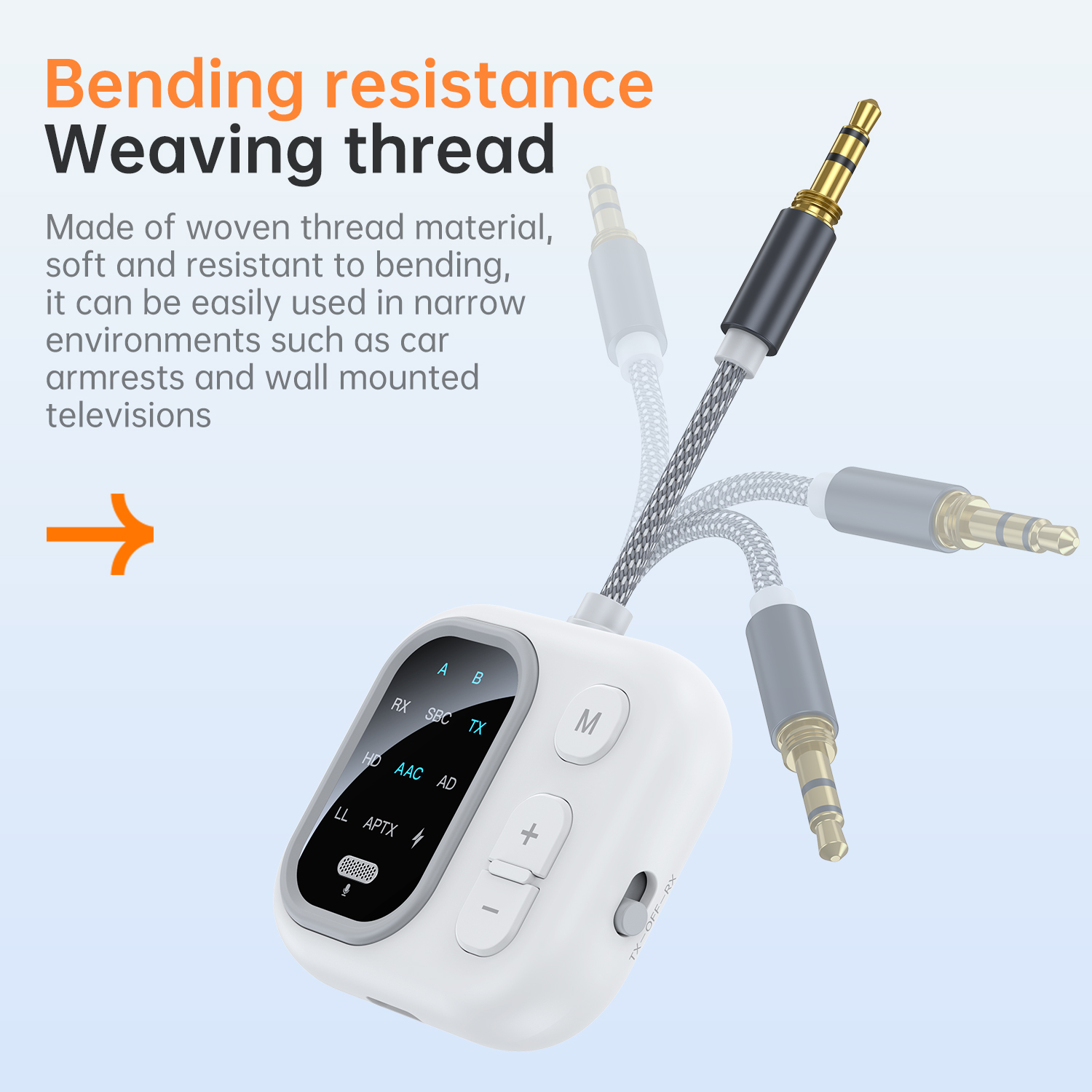 2 in 1 aptX Bluetooth Audio Re - Audio Hd Music บทวิจารณ์และราคา