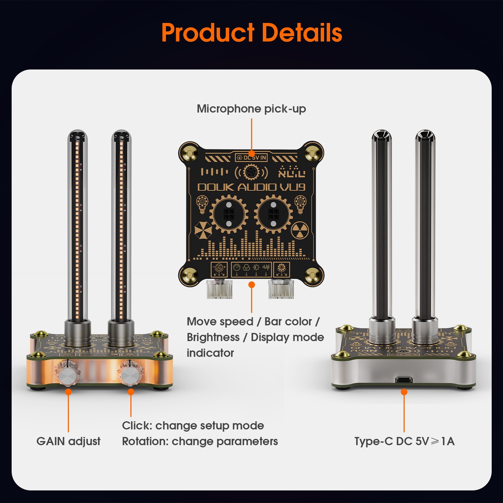 Douk Audio Dual Pixie Tube VU9 - Audio Youtube Music Free บทวิจารณ์และราคา