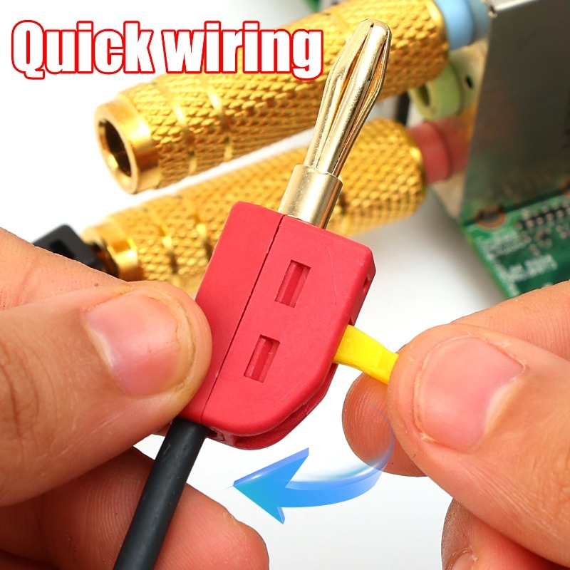 No Solder Banana Plug Quick Wi - Audio Music Test บทวิจารณ์และราคา