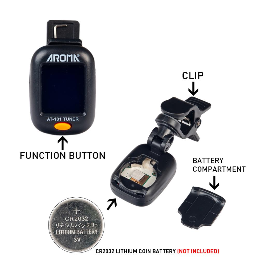 Guitar Tuner AT-01A/101 Foldab - Guitar Tuner Clip บทวิจารณ์และราคา