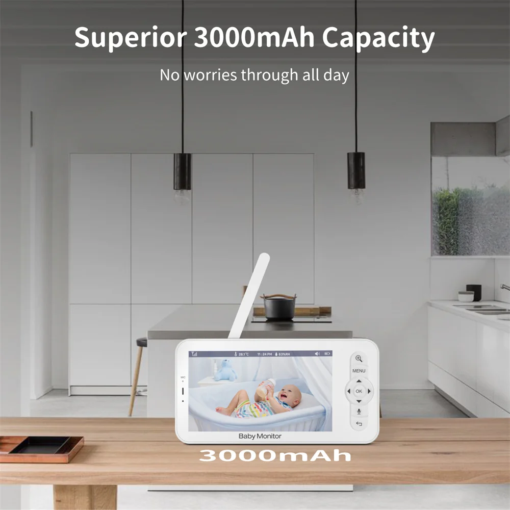 Babystar 5 Inch Wifi Baby Moni - Audio Hd Music บทวิจารณ์และราคา