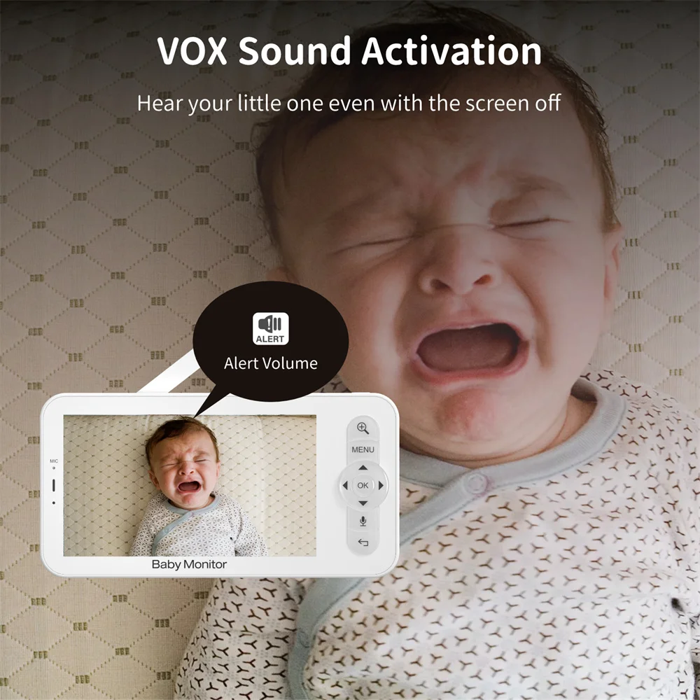 Babystar 5 Inch Wifi Baby Moni - Audio Hd Music บทวิจารณ์และราคา