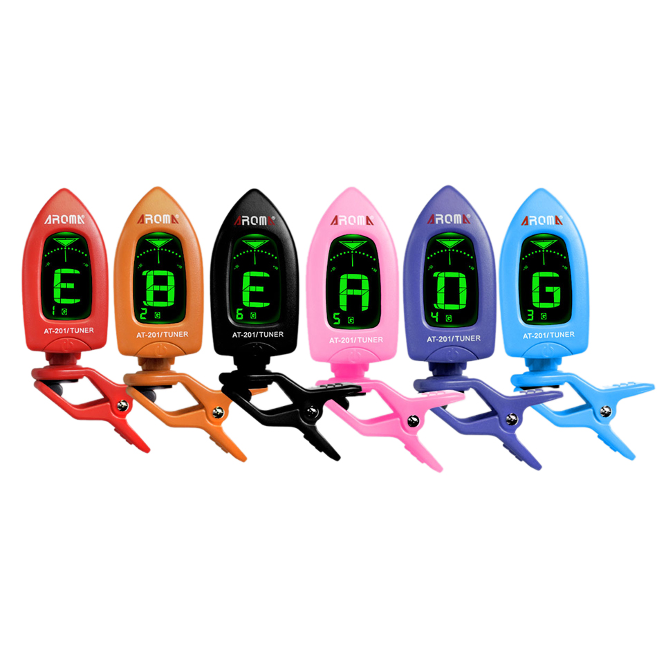 Aroma AT-201 Digital Guitar Tu - Guitar Tuner Clip บทวิจารณ์และราคา