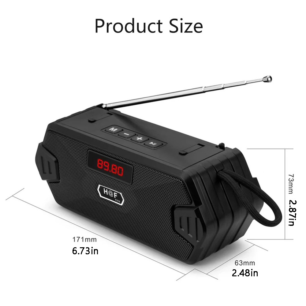Bass Hifi Outdoor Portable Aux - Audio Music System For Home บทวิจารณ์และราคา