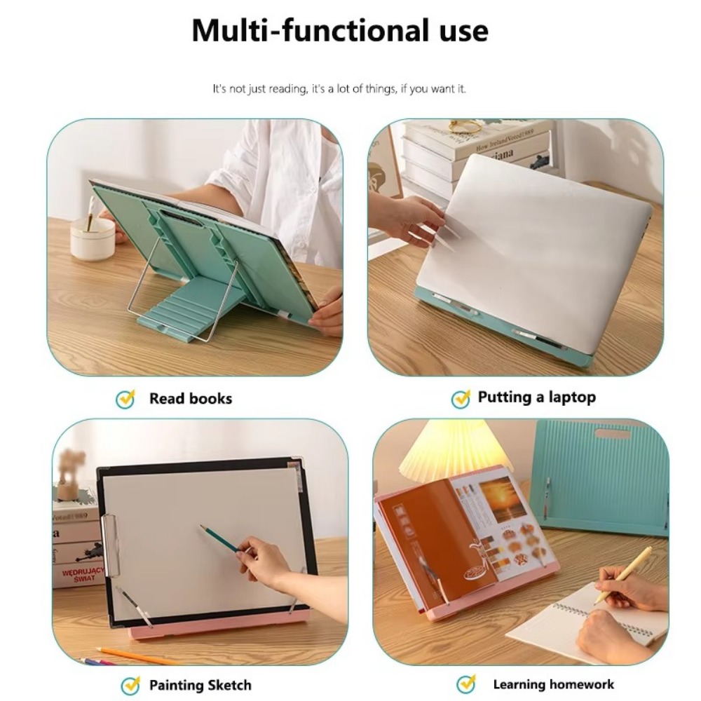 New Adjustable Bookend Stand F - Music Stand Folding บทวิจารณ์และราคา