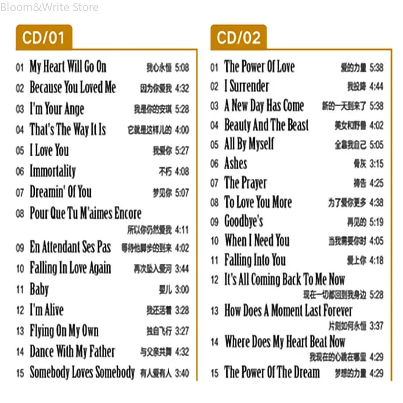 Classic Celine  Love Song Coll - Music Song Audio บทวิจารณ์และราคา