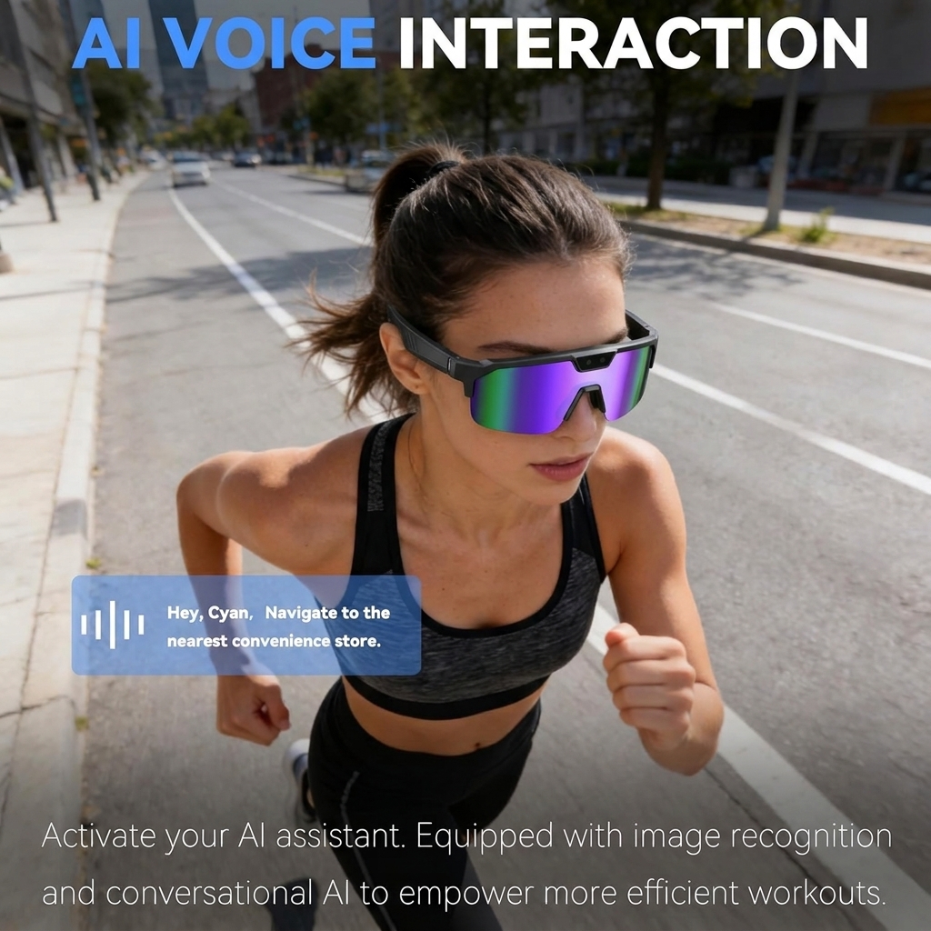 2026New AI Smart Glasses 1200P - Audio Music To Video Ai Free บทวิจารณ์และราคา