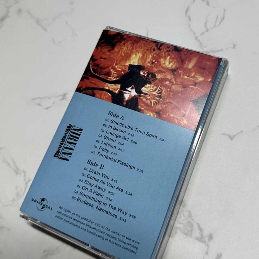 Nirvana Cassette Tape Rock Eng - Music Song Audio บทวิจารณ์และราคา