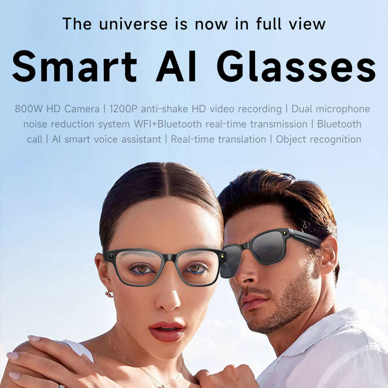 AI Smart Glasses 8 Million Cam - Audio Music Video บทวิจารณ์และราคา