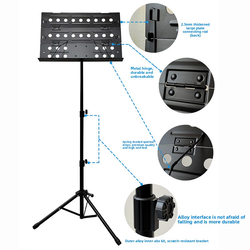 Portable Folding Music Stand S - Music Stand Folding บทวิจารณ์และราคา