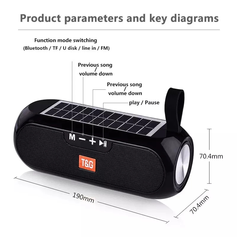 Solar Radio FM Outdoor Portabl - Audio Music System For Home บทวิจารณ์และราคา