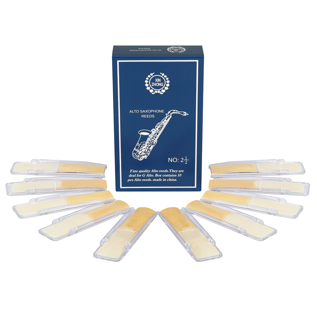 10 Pcs Alto Saxophone Reeds St - Saxophone Reed Pack บทวิจารณ์และราคา
