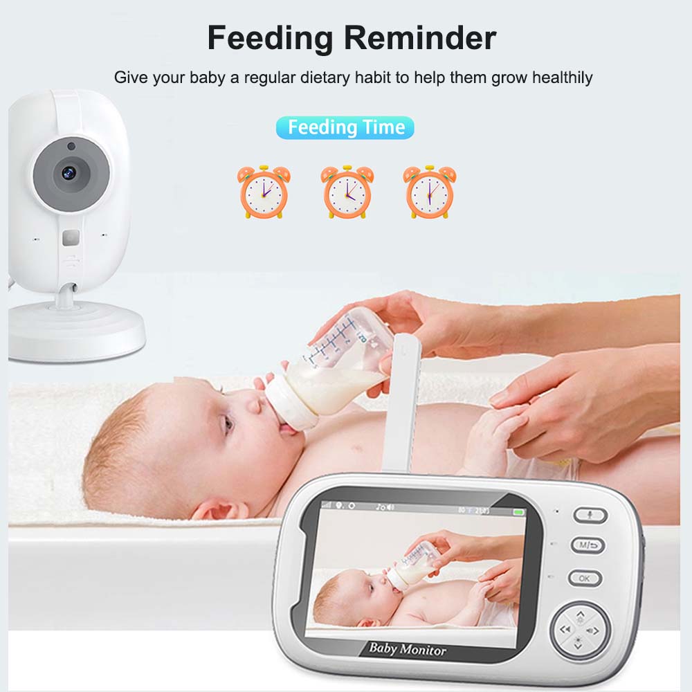 3.5'' Video Baby Monitor 2.4G  - Audio Music Video บทวิจารณ์และราคา