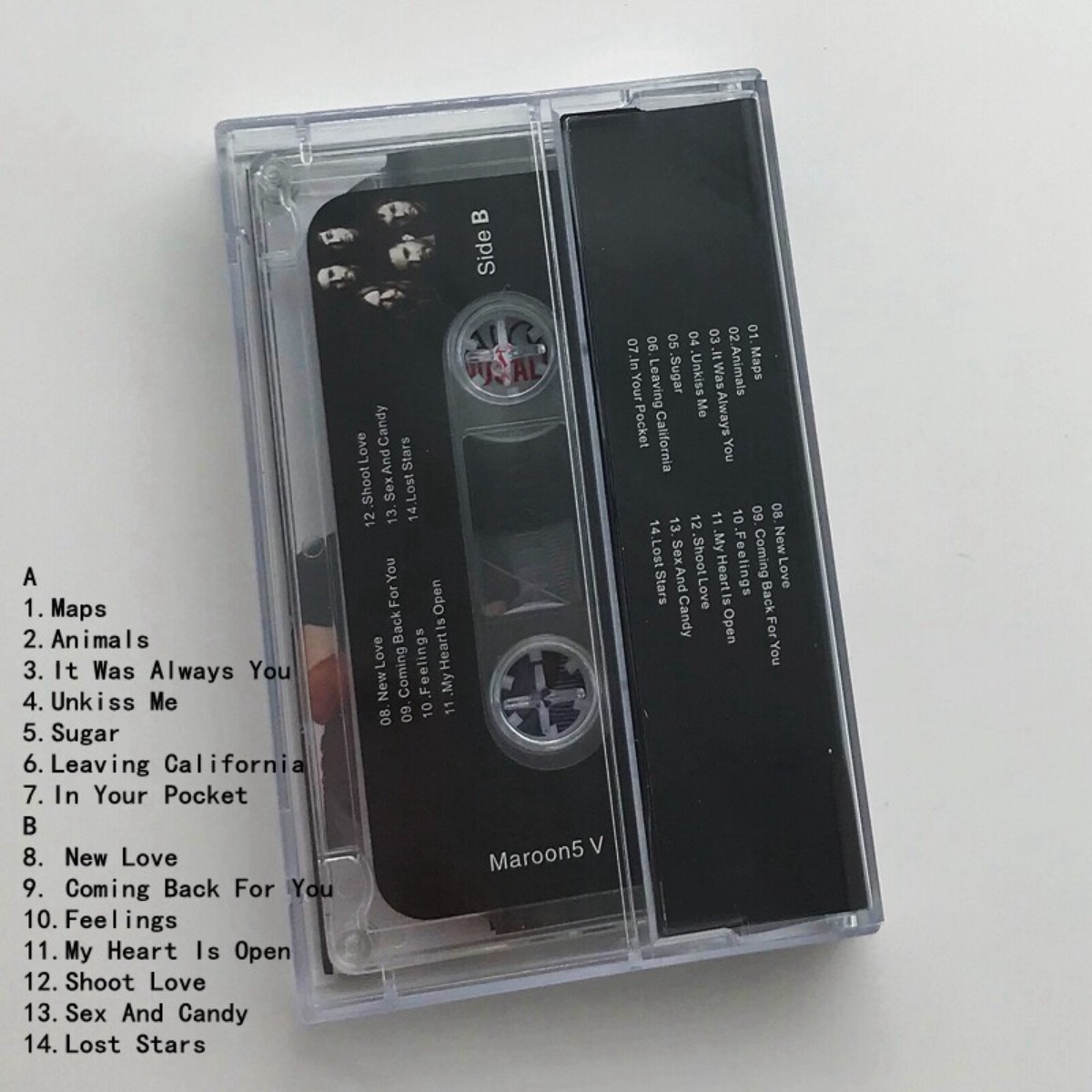 Maroon 5 V Cassette Tape Engli - Music Song Audio บทวิจารณ์และราคา