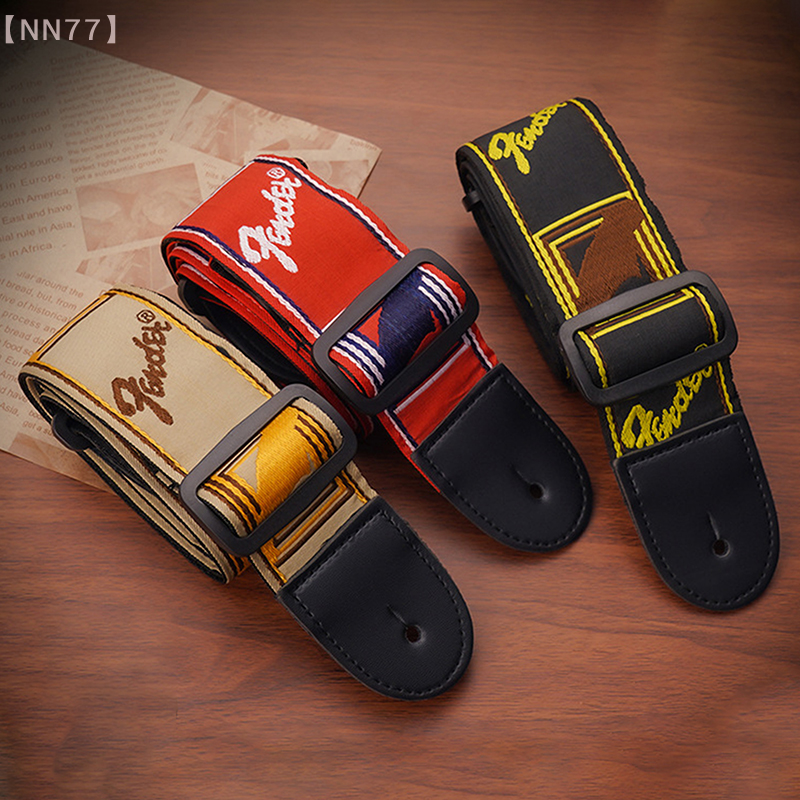 1pc Embroidery Guitar Strap Le - Music Stand Folding บทวิจารณ์และราคา