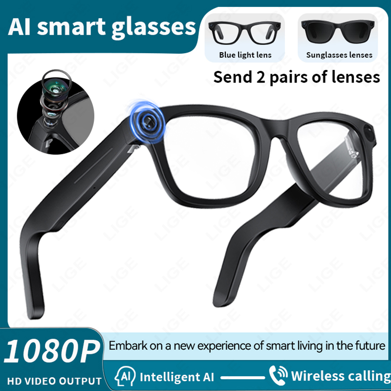 AI Smart Glasses Camera 800W B - Audio Music To Video Ai Free บทวิจารณ์และราคา