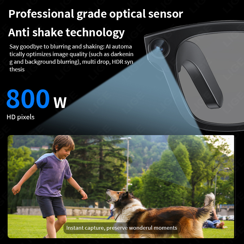 AI Smart Glasses Camera 800W B - Audio Music To Video Ai Free บทวิจารณ์และราคา