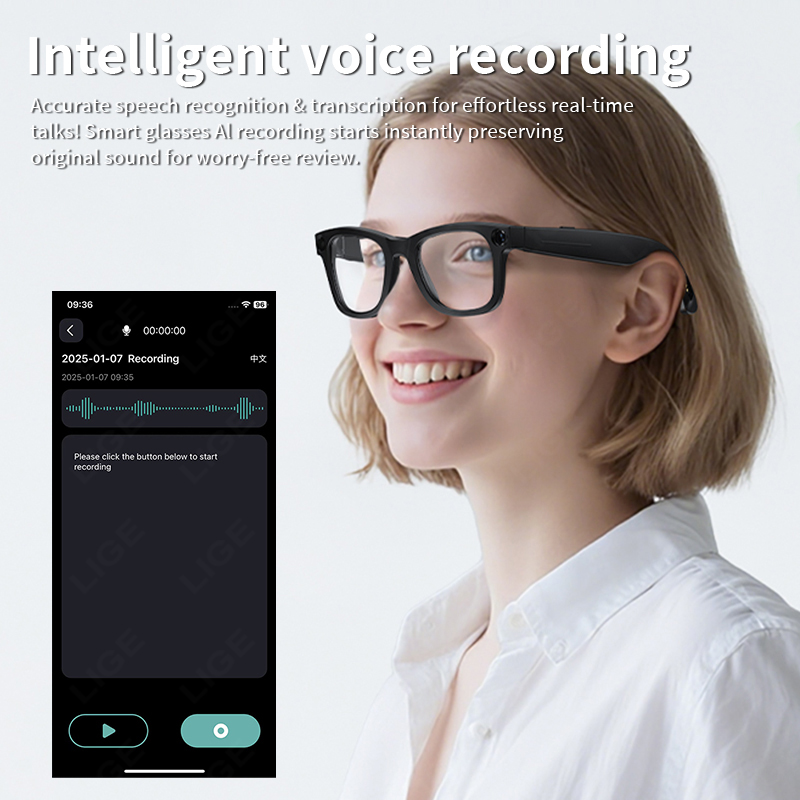 AI Smart Glasses Camera 800W B - Audio Music To Video Ai Free บทวิจารณ์และราคา