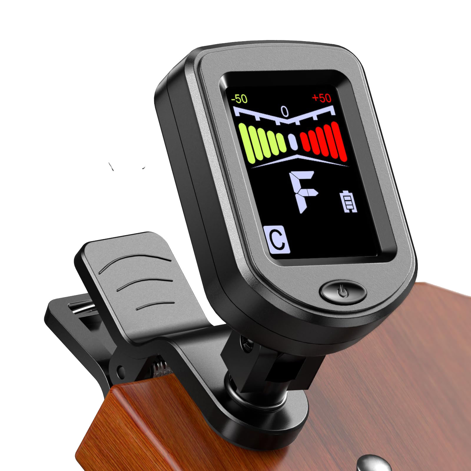 Clip-On Guitar Tuner with Regu - Guitar Tuner Clip บทวิจารณ์และราคา