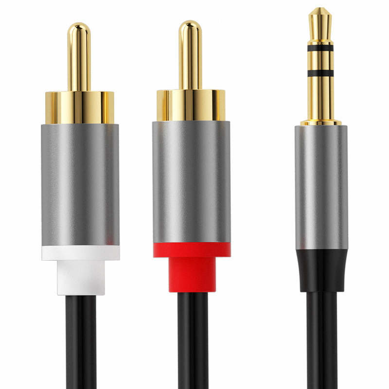 3.5 mm To 2RCA Double Lotus Au - Audio Music Converter บทวิจารณ์และราคา