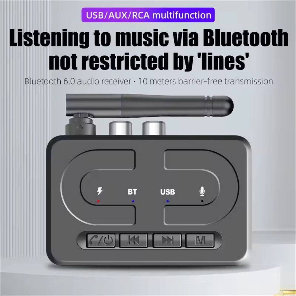 Bluetooth 6.0 Audio Receiver U - Audio Hd Music บทวิจารณ์และราคา