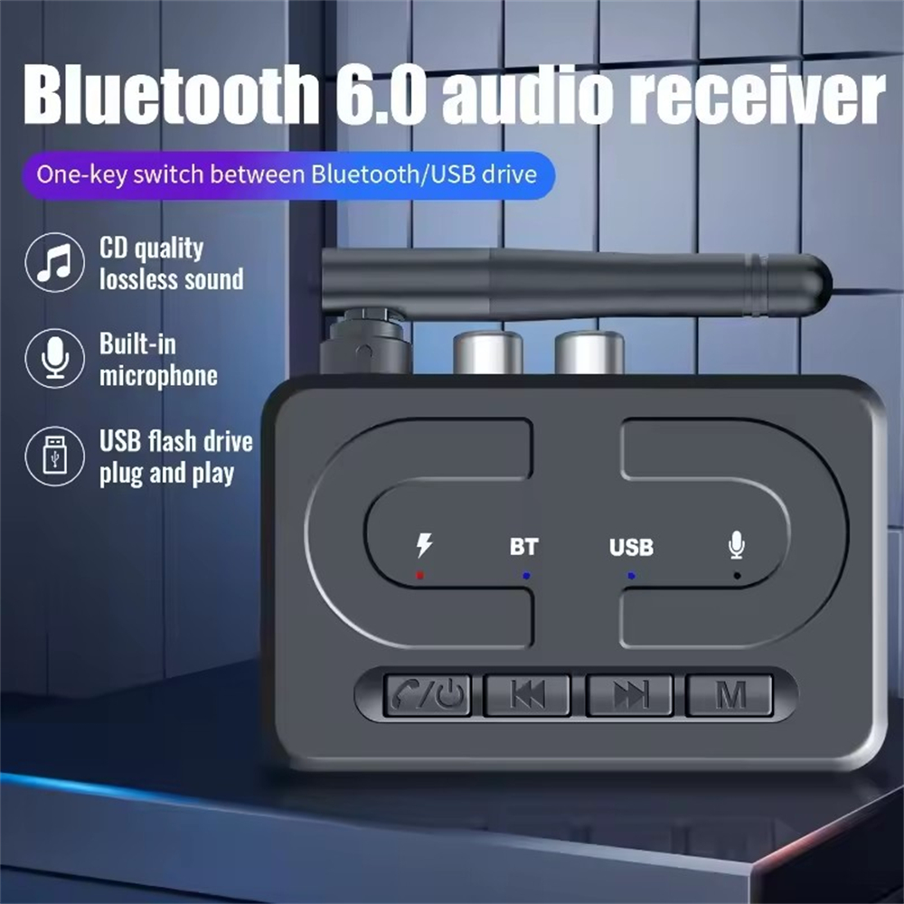Bluetooth 6.0 Audio Receiver U - Audio Hd Music บทวิจารณ์และราคา